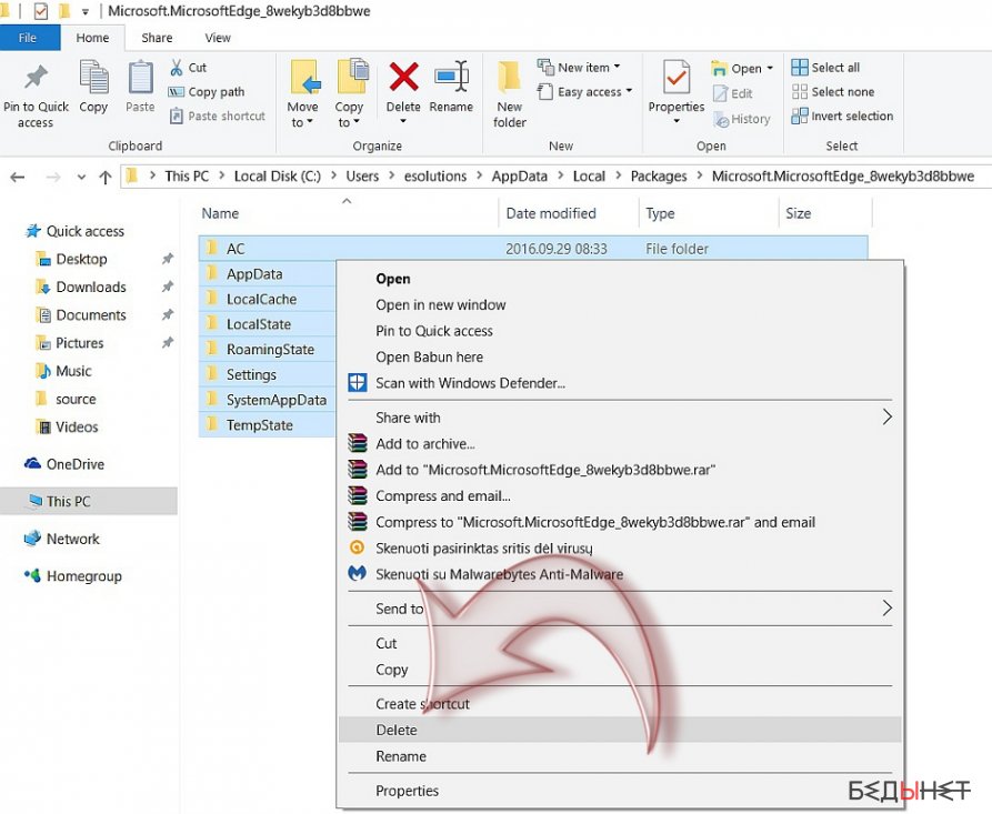 How to reset Microsoft Edge?