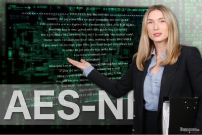 Изображение AES-NI вымогателя