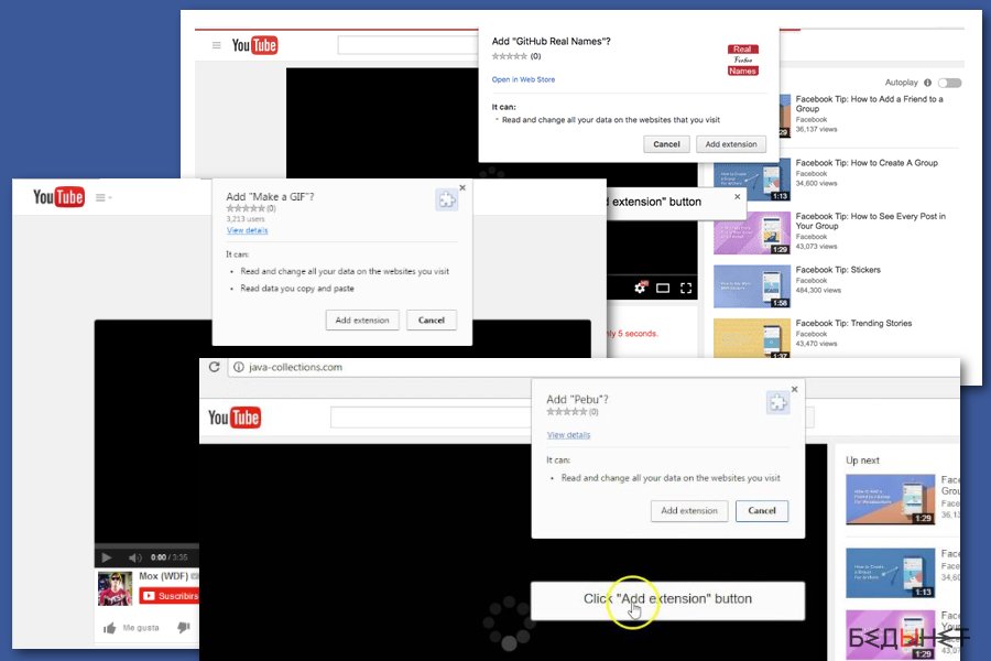 Facebook video virus
