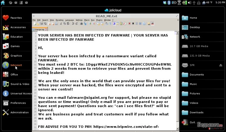 FairWare attacks Linux OS users