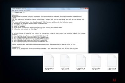 Записка о выкупе GandCrab вымогателя Записка о выкупе GandCrab вымогателя