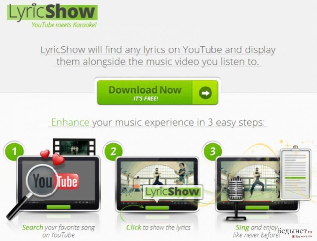 Ads by LyricShow virus снимок