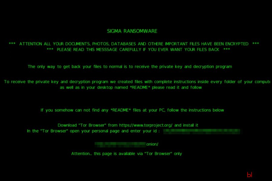 Фоновое изображение Sigma